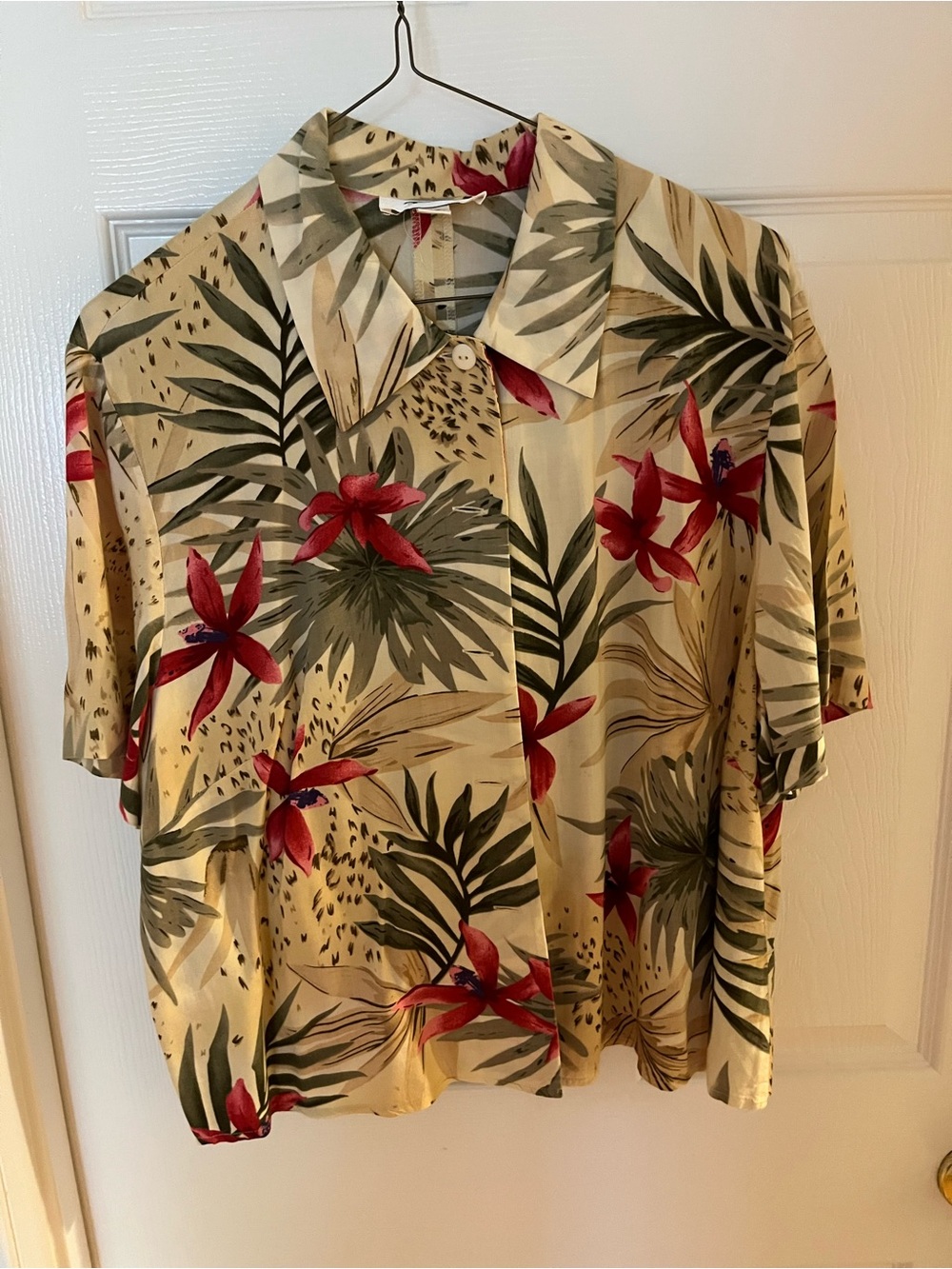 Tropical Floral 2 piece sleeveless midi dress and button up short jacket.